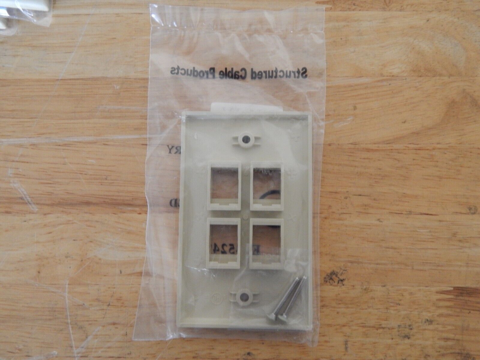 Communication Circuit Accessory Plate, E145249, 204-IV, Lot of 9, NEW Communication Circuit Accessory Plate, E145249, 204-IV, Lot of 9, NEW